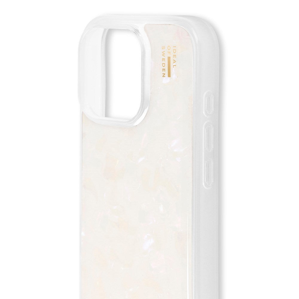 iPhone 16 Pro Max iDeal Of Sweden Pearlized Skal - White