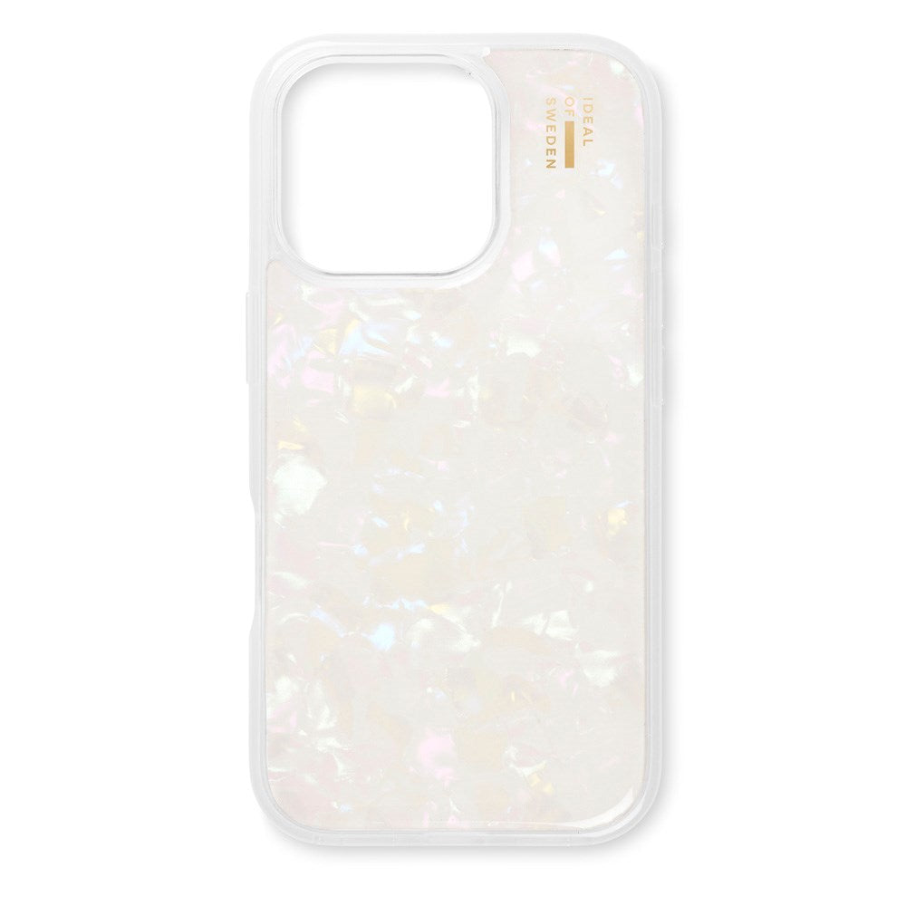 iPhone 16 Pro Max iDeal Of Sweden Pearlized Skal - White