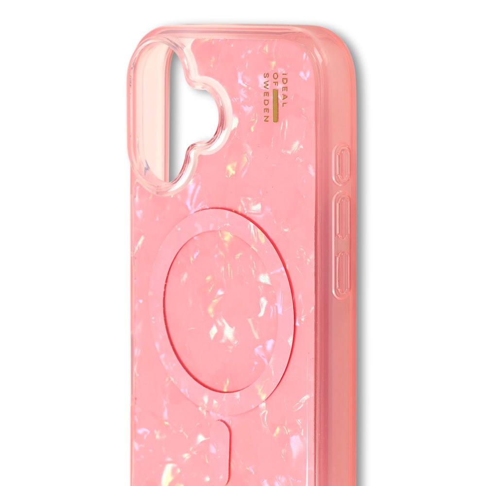 iPhone 16 iDeal Of Sweden Pearlized Skal - MagSafe Kompatibel - Pink