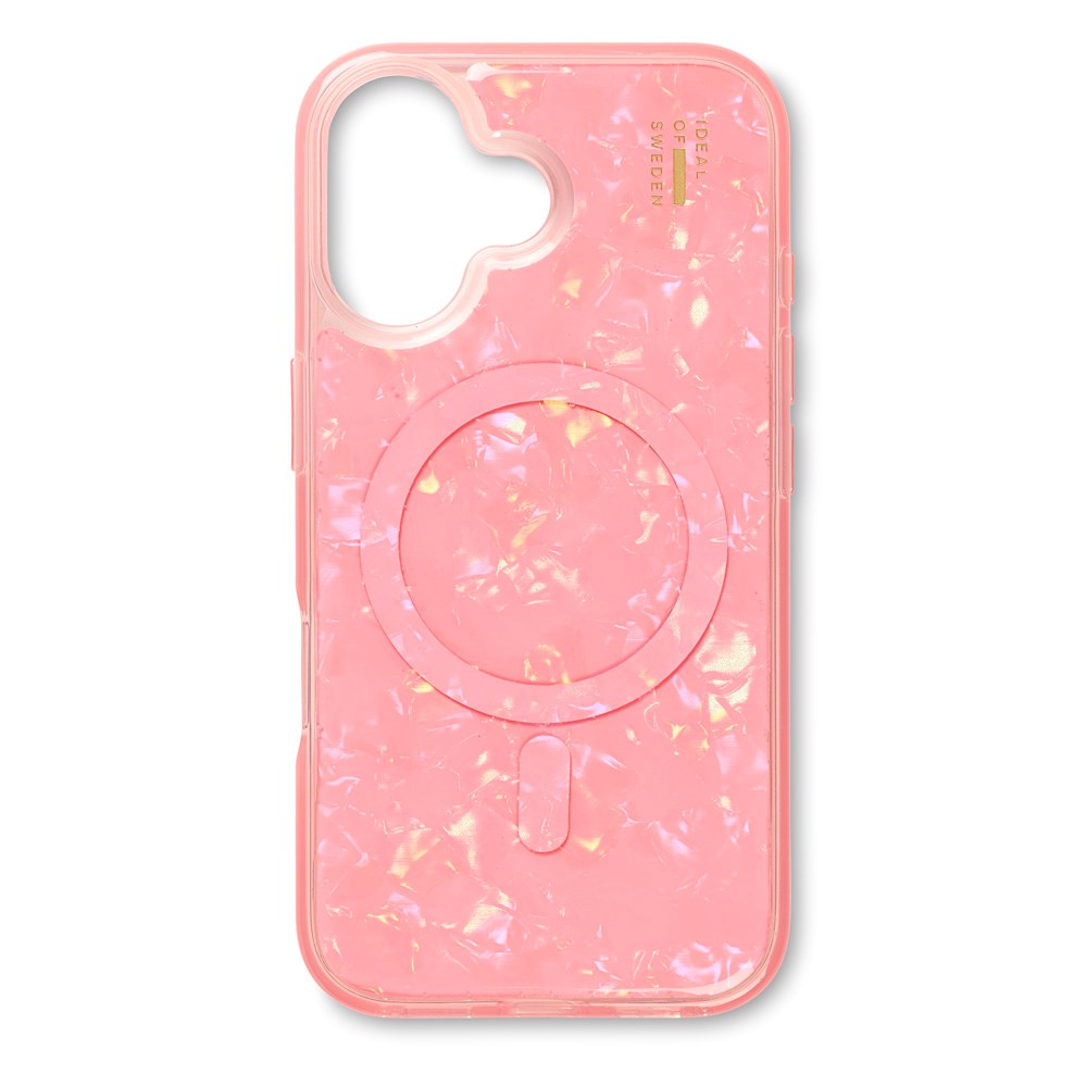 iPhone 16 iDeal Of Sweden Pearlized Skal - MagSafe Kompatibel - Pink