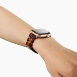 Apple Watch (38/40/SE/41/42mm) iDeal of Sweden Resinarmband - Tortoise