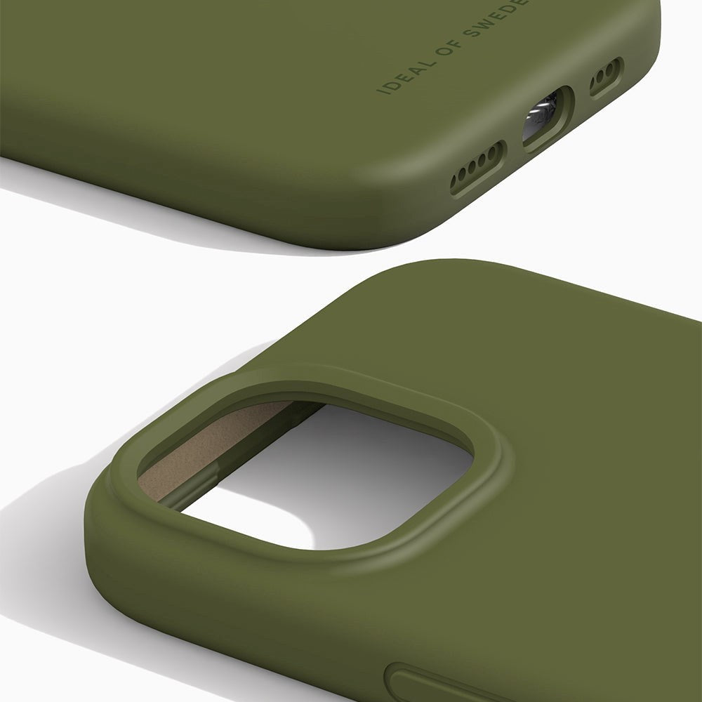 iDeal Of Sweden iPhone 15 Silikonskal - Khaki