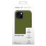 iDeal Of Sweden iPhone 15 Silikonskal - Khaki