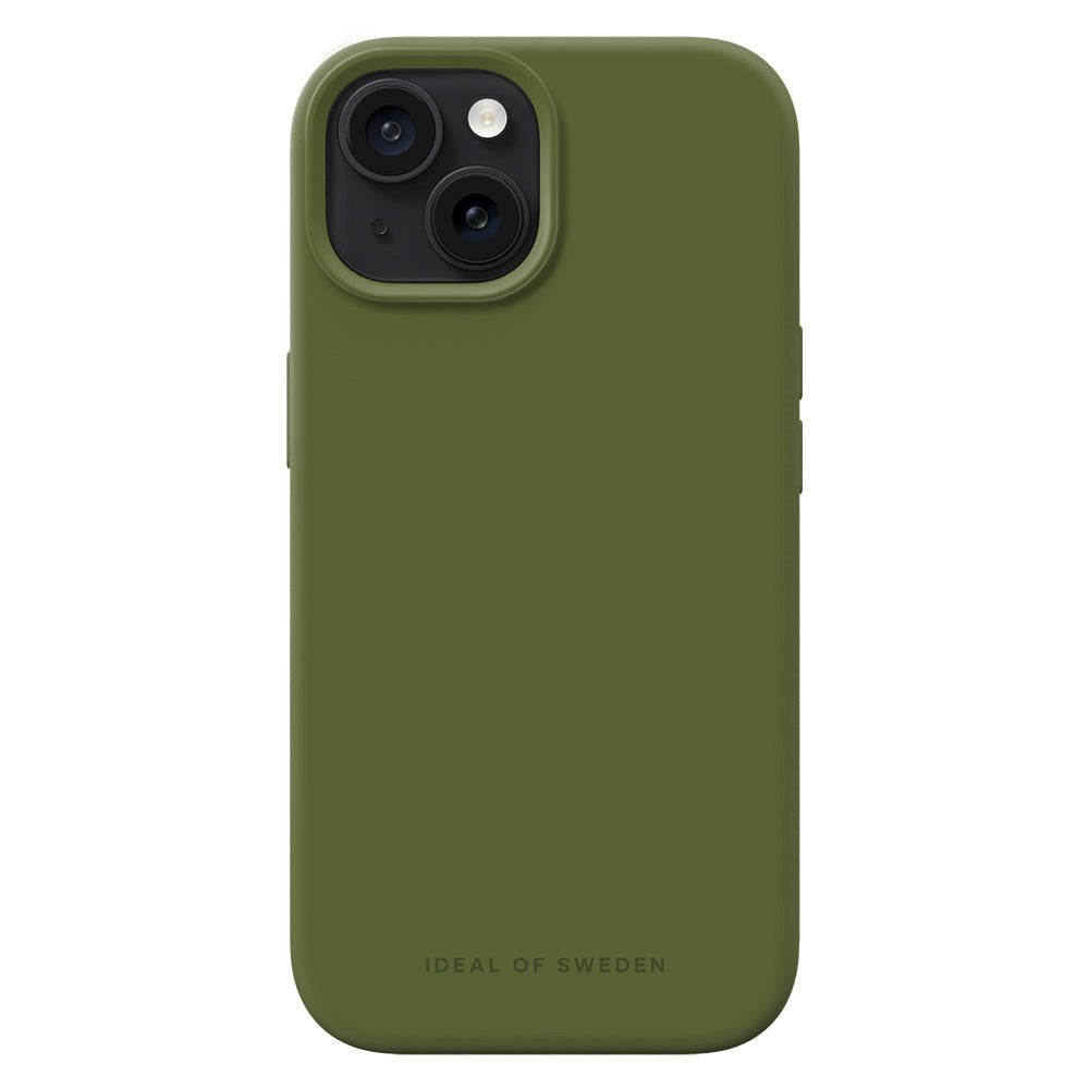 iDeal Of Sweden iPhone 15 Silikonskal - Khaki