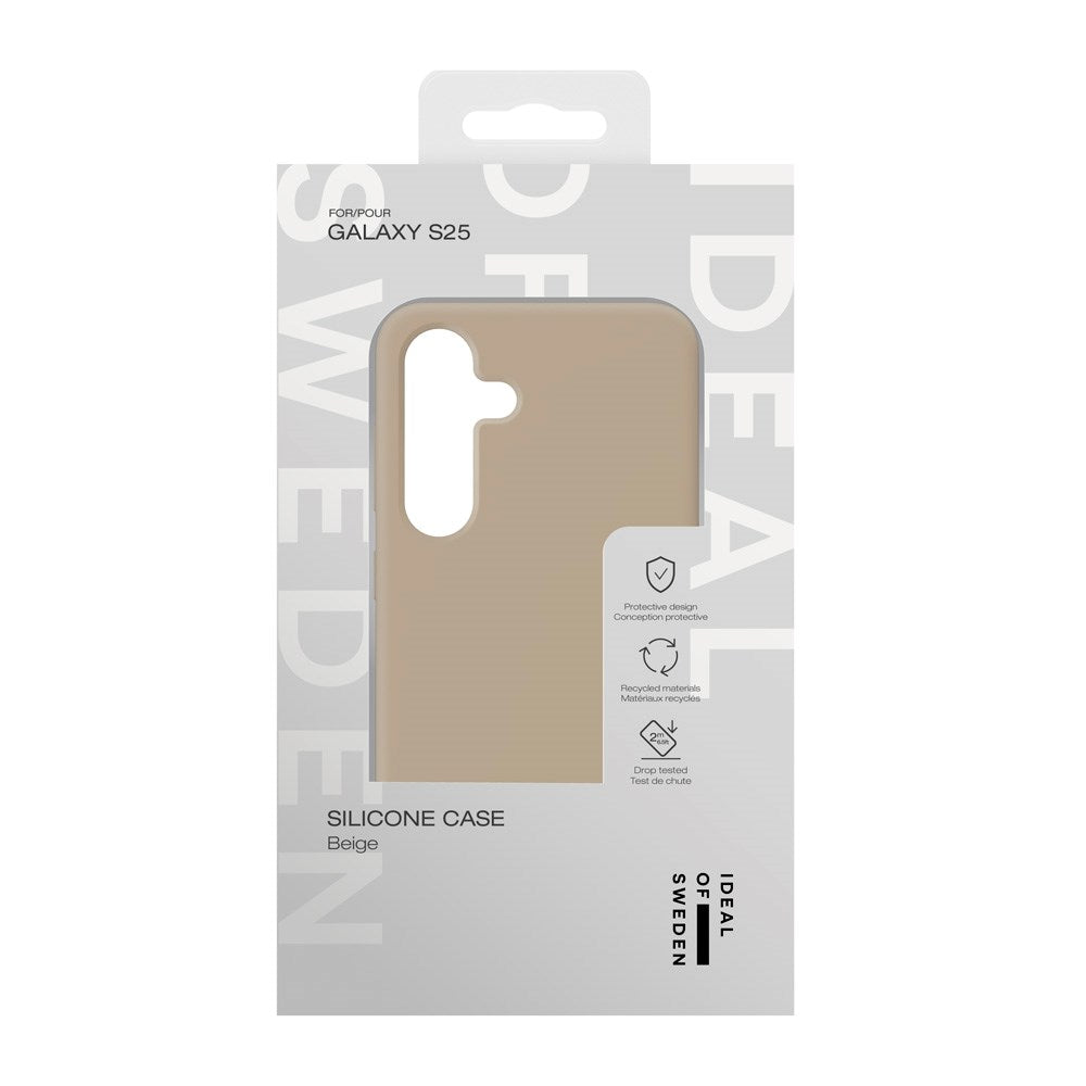 iDeal Of Sweden Samsung Galaxy S25 Silikon Skal - Beige