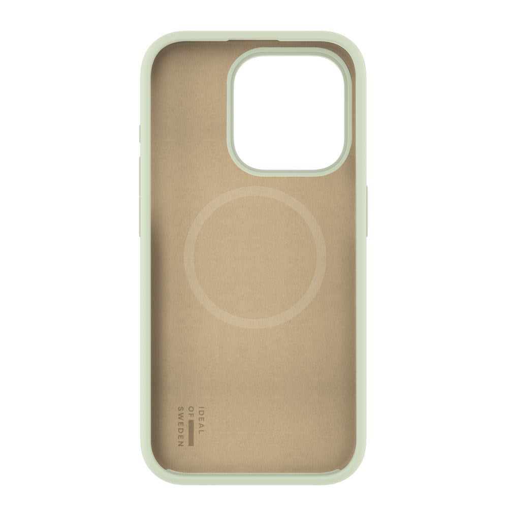 iPhone 15 Pro iDeal Of Sweden Silicone Skal - MagSafe Kompatibel - Sage Green