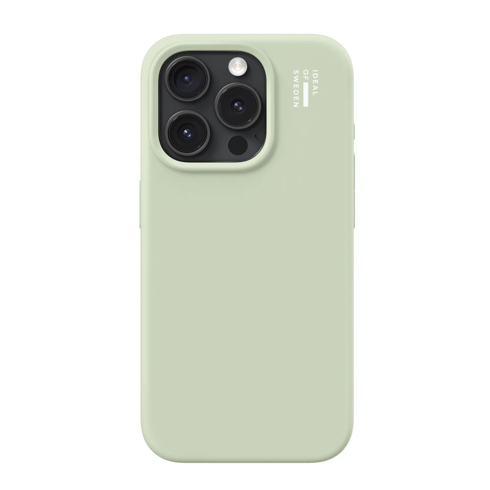 iPhone 15 Pro iDeal Of Sweden Silicone Skal - Sage Green