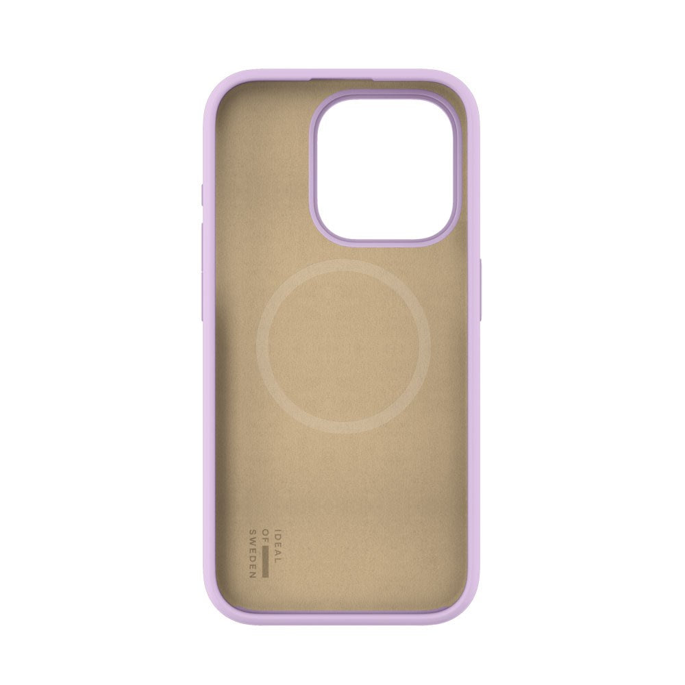 iPhone 15 Pro iDeal Of Sweden Silicone Skal - MagSafe Kompatibel - Lavender Milk