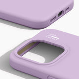 iPhone 15 Pro iDeal Of Sweden Silicone Skal - MagSafe Kompatibel - Lavender Milk