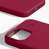 iPhone 16e / 15 / 14 / 13 iDeal Of Sweden Silicone Skal - Cranberry