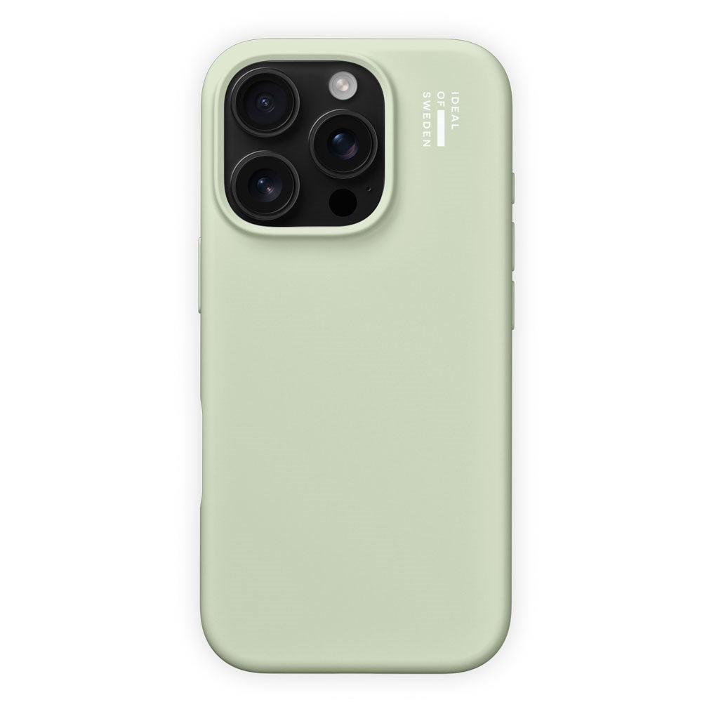 iPhone 16 Pro iDeal Of Sweden Silicone Skal - MagSafe Kompatibel - Sage Green