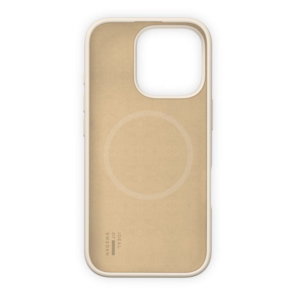 iPhone 16 Pro Max iDeal Of Sweden Silicone Skal - MagSafe Kompatibel - Cloud Dancer