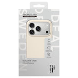 iPhone 17 Pro iDeal Of Sweden Silicone Skal - MagSafe Kompatibelt - Cloud Dancer