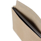 iDeal of Sweden 16" Dator Sleeve – Warm Beige Croco