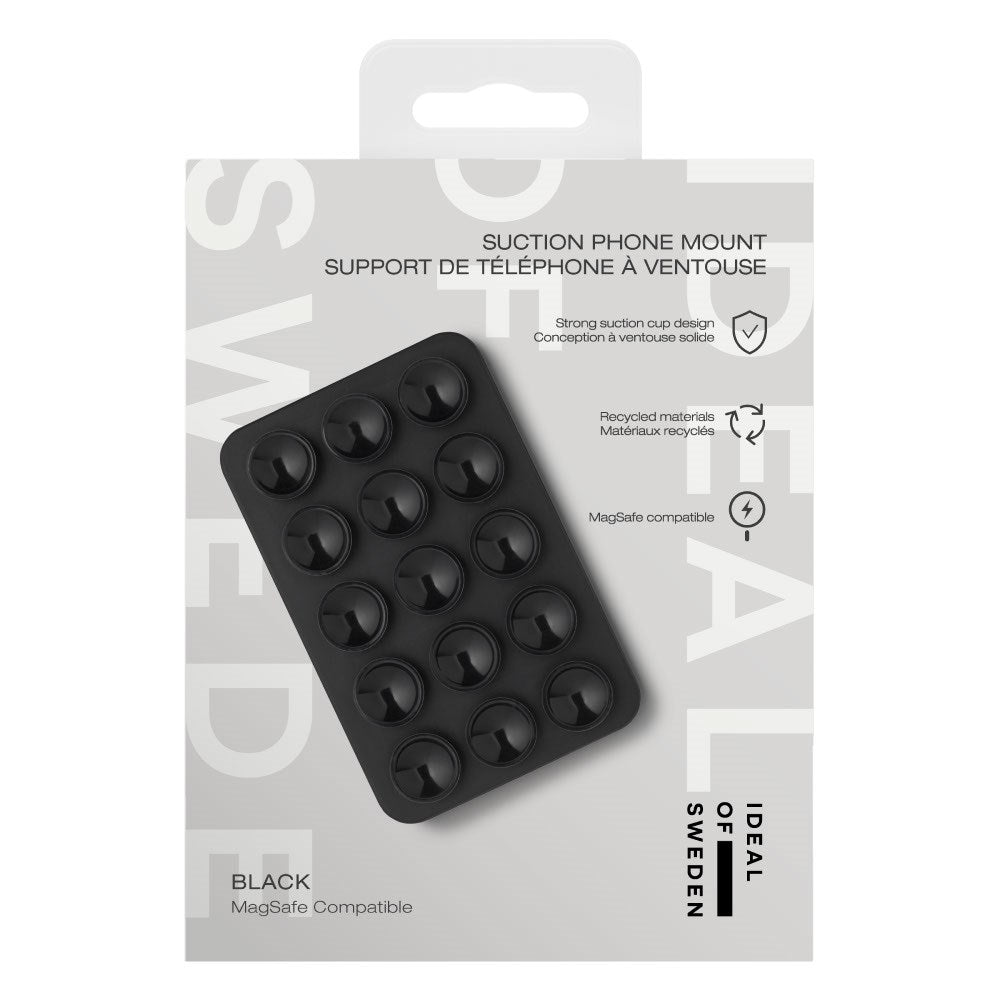 iDeal of Sweden Silikon Sugkopp Mobilhållare - MagSafe Kompatibel - Black