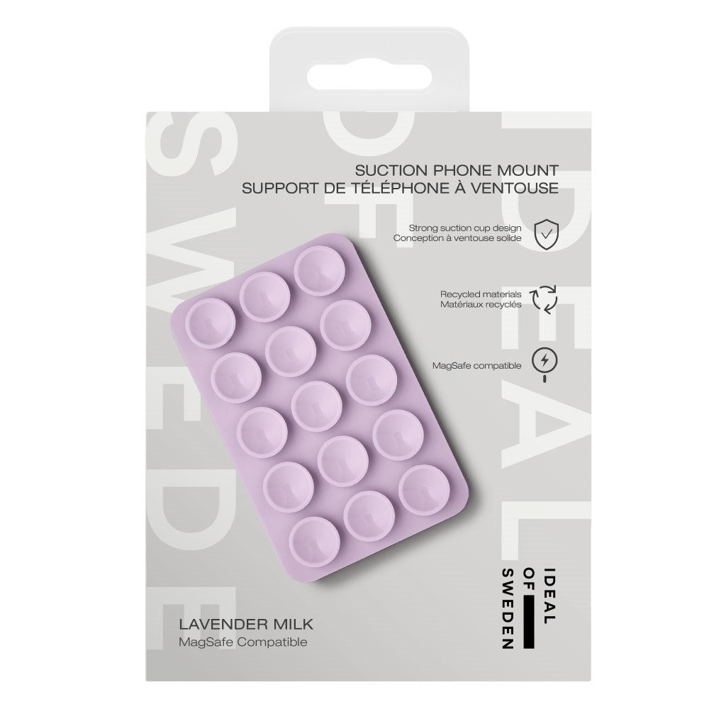 iDeal of Sweden Silikon Sugkopp Mobilhållare - MagSafe Kompatibel - Lavender Milk