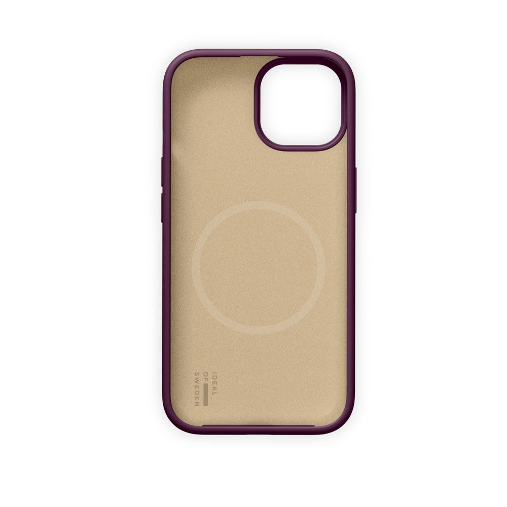 iPhone 17e / 16e / 15 / 14 / 13 iDeal of Sweden Soft Swirl Silicone Skal - MagSafe Kompatibel - Velvet Plum