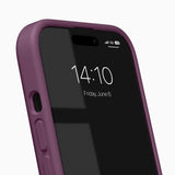 iPhone 17e / 16e / 15 / 14 / 13 iDeal of Sweden Soft Swirl Silicone Skal - MagSafe Kompatibel - Velvet Plum