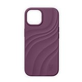 iPhone 17e / 16e / 15 / 14 / 13 iDeal of Sweden Soft Swirl Silicone Skal - MagSafe Kompatibel - Velvet Plum