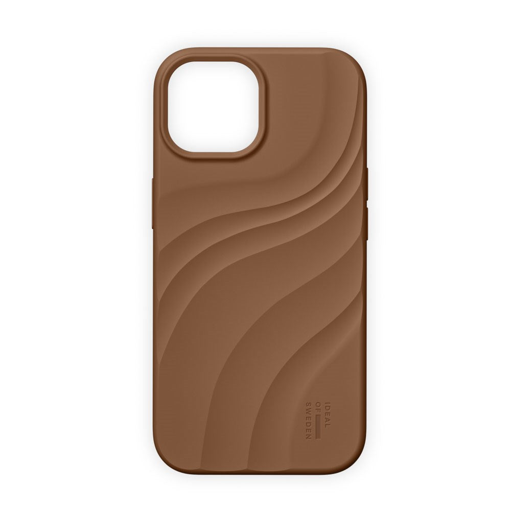 iPhone 17e / 16e / 15 / 14 / 13 iDeal of Sweden Soft Swirl Silicone Skal - MagSafe Kompatibel - Salted Caramel