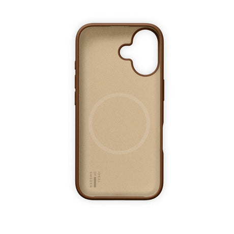 iPhone 16 iDeal of Sweden Soft Swirl Silicone Skal - MagSafe Kompatibel - Salted Caramel
