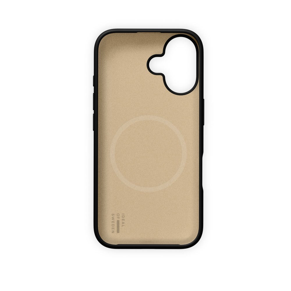 iPhone 16 iDeal of Sweden Soft Swirl Silicone Skal - MagSafe Kompatibel - Velvet Black