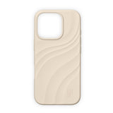 iPhone 16 Pro iDeal of Sweden Soft Swirl Silicone Skal - MagSafe Kompatibel - Cloud Dancer