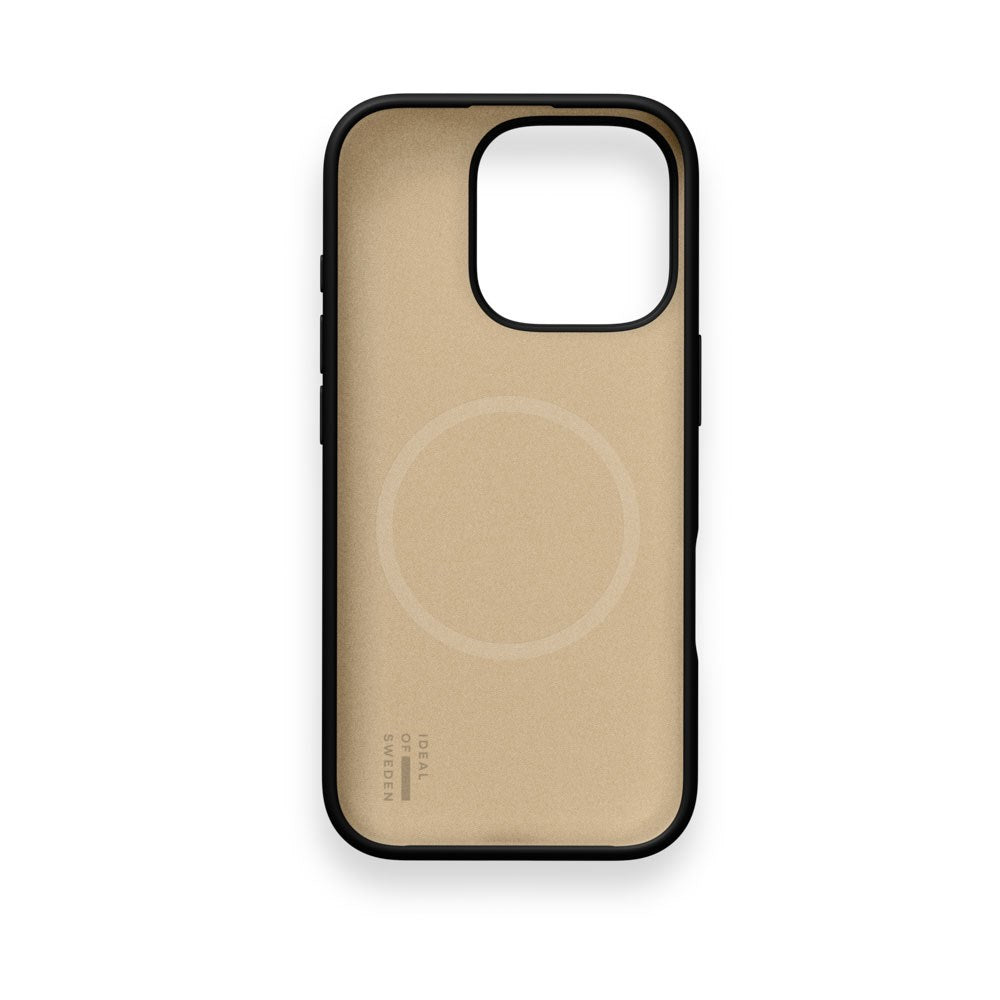 iPhone 16 Pro iDeal of Sweden Soft Swirl Silicone Skal - MagSafe Kompatibel - Velvet Black
