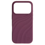 iPhone 18 Pro / 17 Pro iDeal of Sweden Soft Swirl Silicone Skal - MagSafe Kompatibel - Velvet Plum