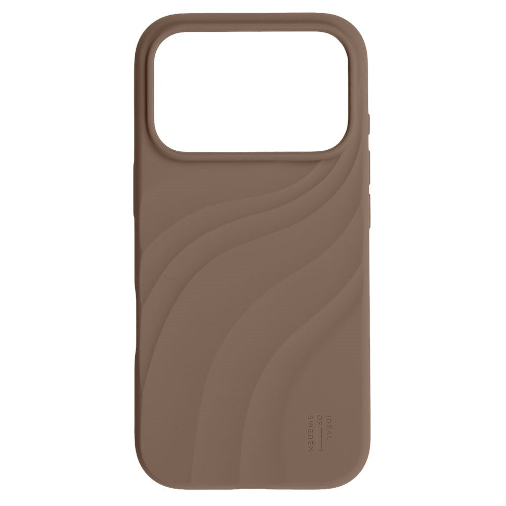 iPhone 18 Pro / 17 Pro iDeal of Sweden Soft Swirl Silicone Skal - MagSafe Kompatibel - Salted Caramel