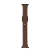 Apple Watch (38/40/SE/41/42mm) iDeal of Sweden Silikonarmband - Storlek M/L - Mocha Mousse