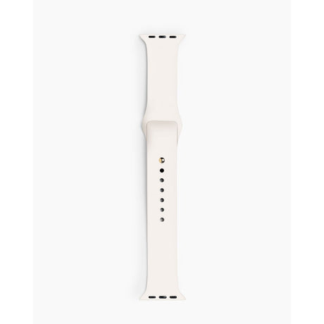 Apple Watch (38/40/SE/41/42mm) iDeal of Sweden Silikonarmband - Storlek M/L - Cloud Dancer