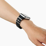 Apple Watch (38/40/SE/41/42mm) iDeal of Sweden Silikonarmband - Storlek S/M - Black