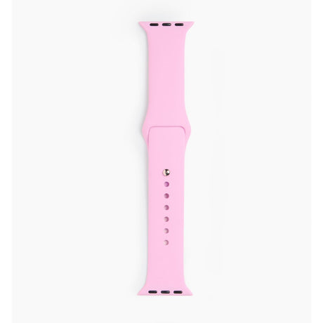 Apple Watch (38/40/SE/41/42mm) iDeal of Sweden Silikonarmband - Storlek S/M - Bubblegum Pink
