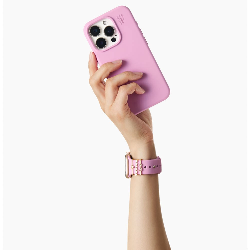 Apple Watch (38/40/SE/41/42mm) iDeal of Sweden Silikonarmband - Storlek S/M - Bubblegum Pink