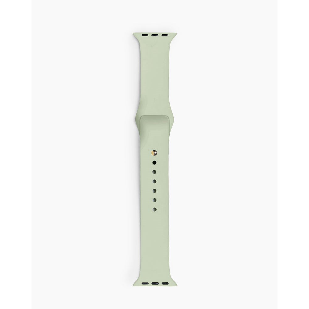 Apple Watch (42/44/SE/45/46/49mm) iDeal of Sweden Silikonarmband - Storlek M/L - Sage Green