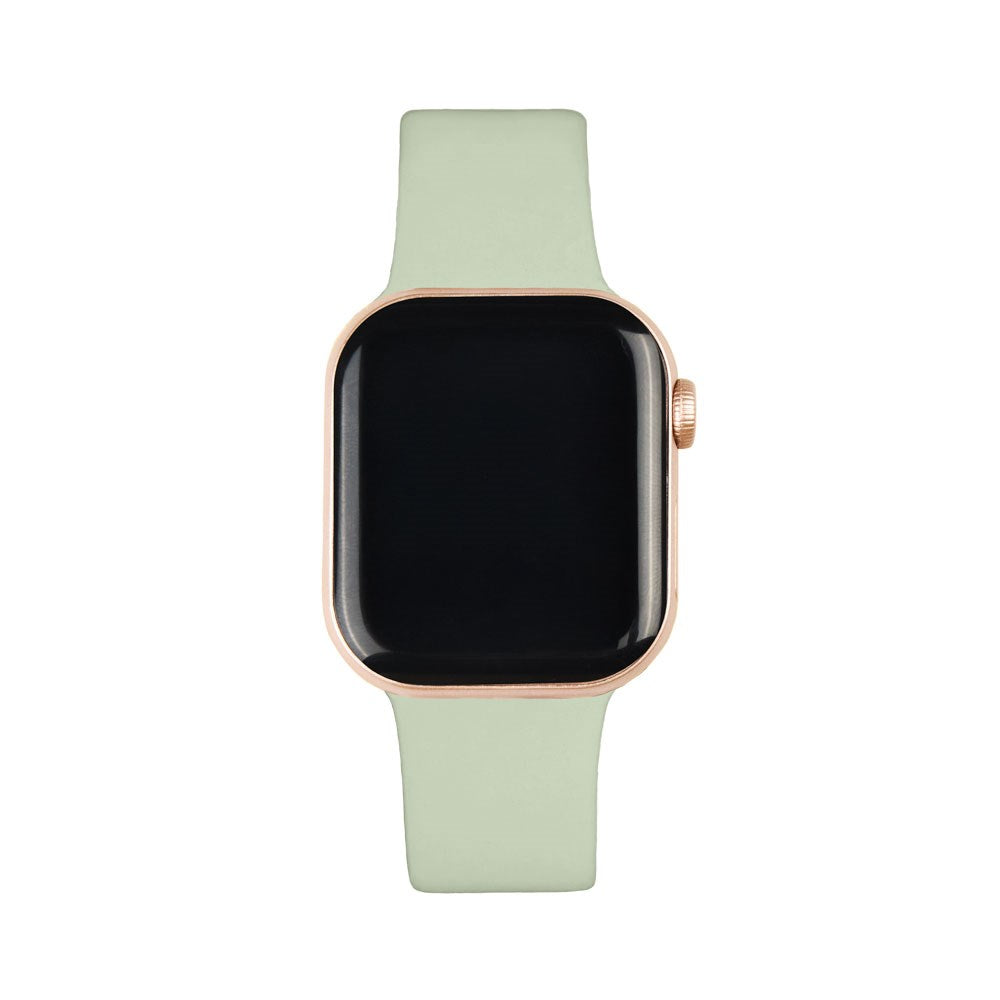 Apple Watch (42/44/SE/45/46/49mm) iDeal of Sweden Silikonarmband - Storlek S/M - Sage Green