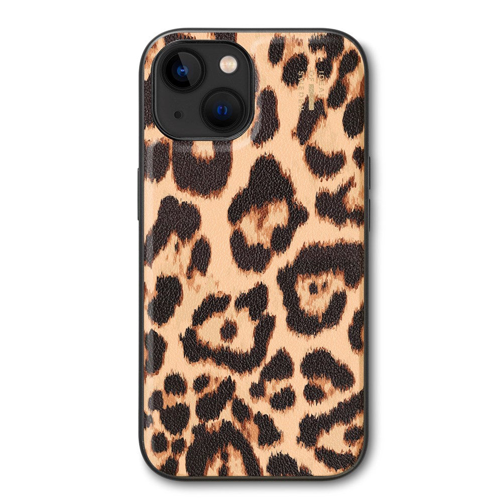iDeal Of Sweden iPhone 16e / 15 / 14 / 13 Vegan Leather Skal - Timeless Leo