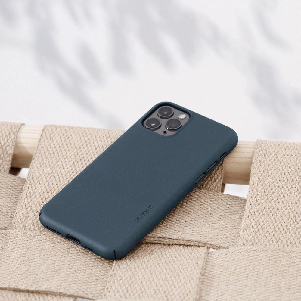 iPhone 12 / 12 Pro Nudient Thin Case V3 Skal - Midwinter Blue