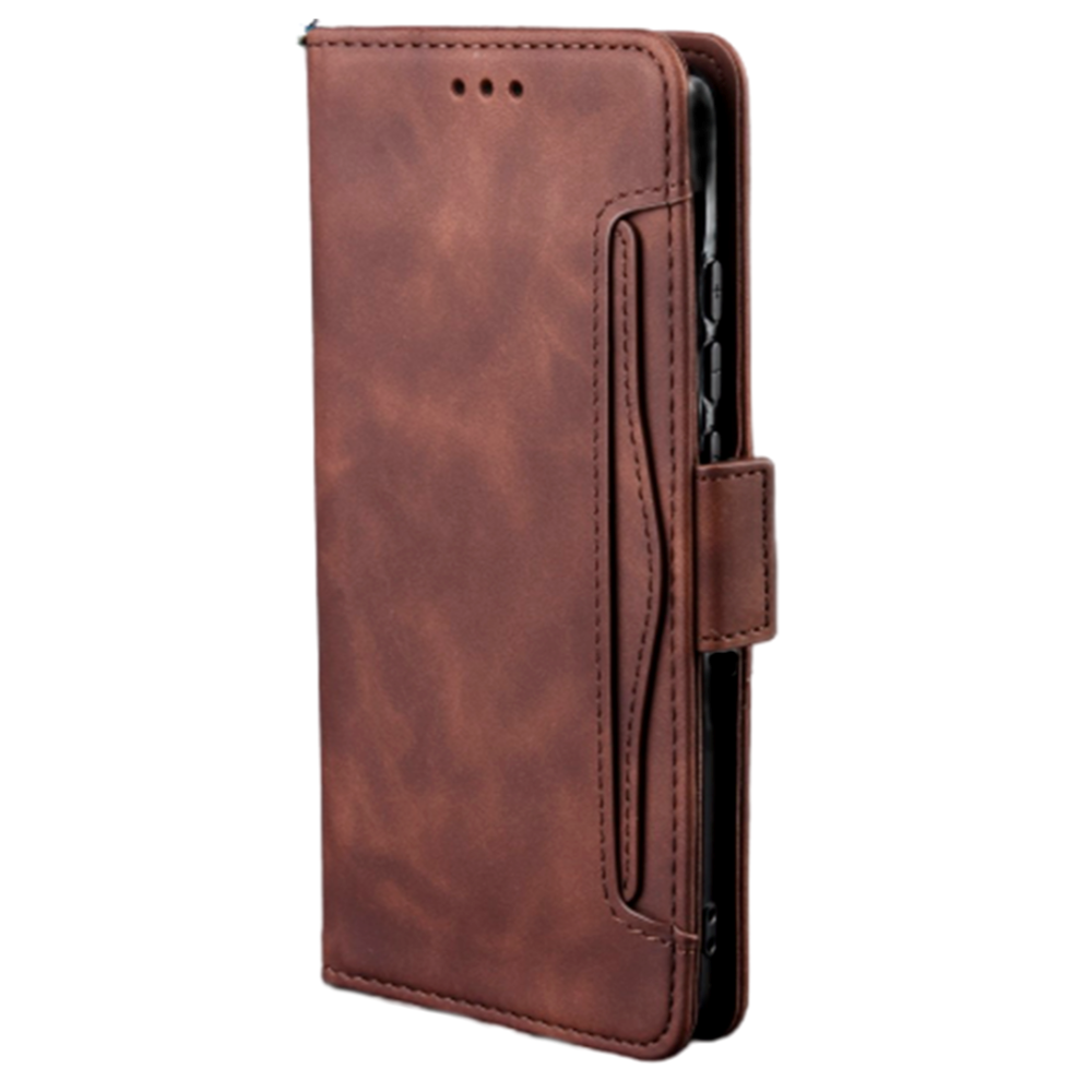 OnePlus Nord Leather Case m. Extern korthållare - brun