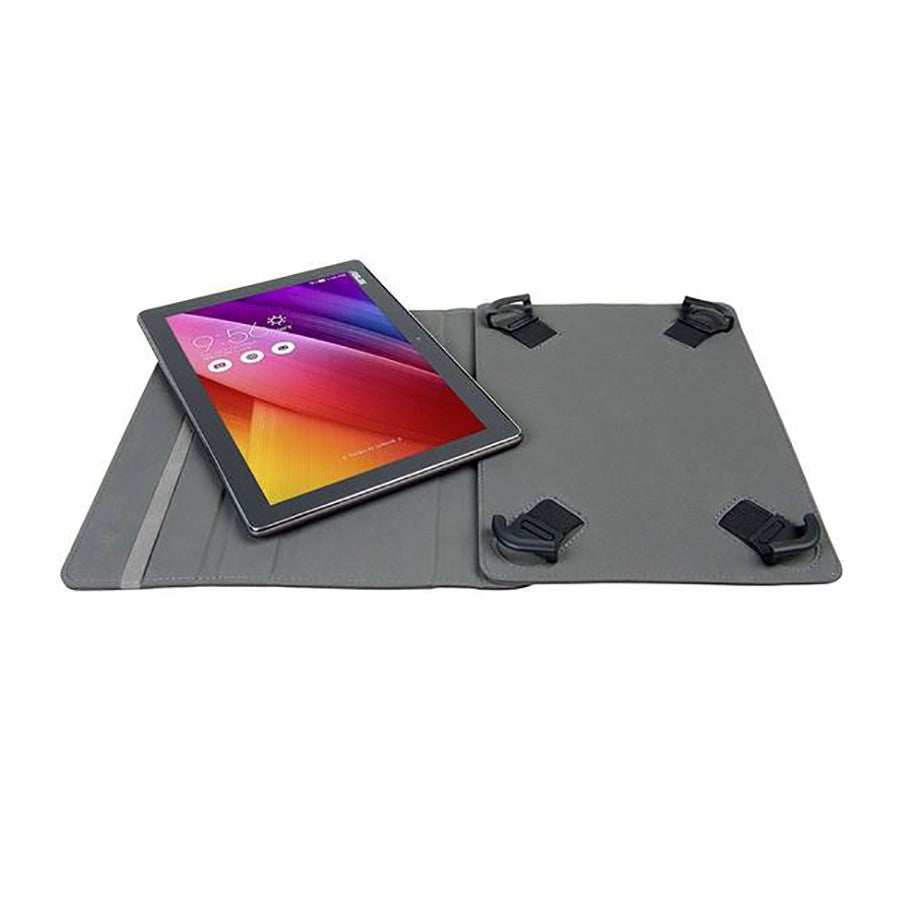 Universal 10" Gecko Easy -Click Läderfodral - Svart