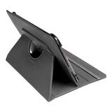 Universal 10" Gecko Easy -Click Läderfodral - Svart