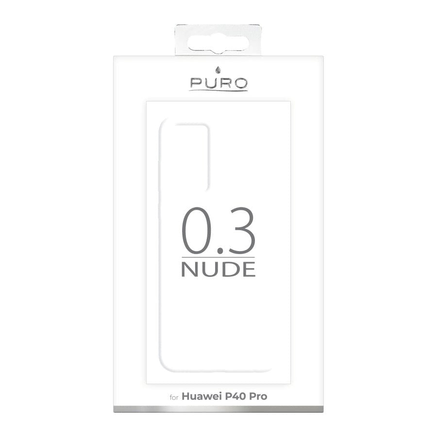 Huawei P40 Pro Puro "NUDE" Ultra Slim 0,3mm Skal - Transparent