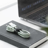 Native Union Belt Kabel USB-A till Lightning med Läderspänne 1.2 meter - Sage