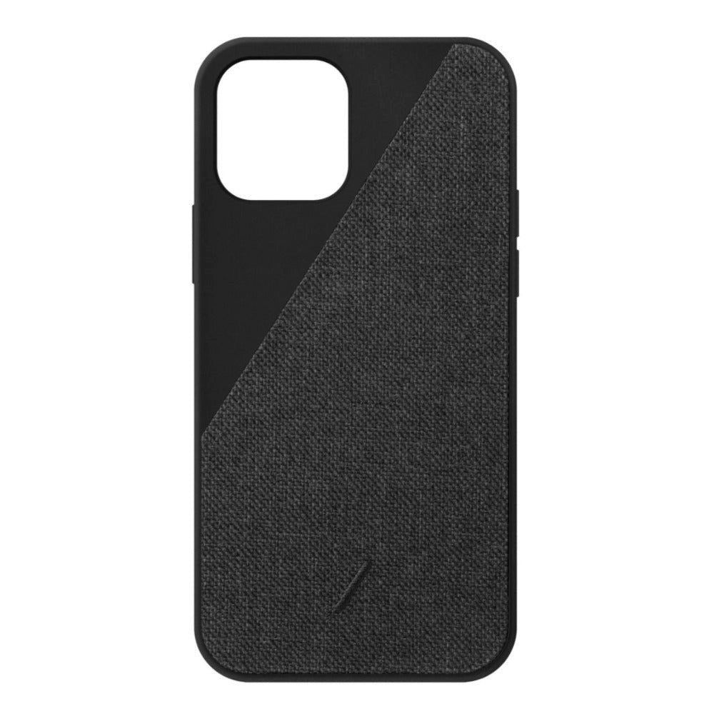 iPhone 12 / 12 Pro Native Union Click Canvas Skal - Slate - Svart