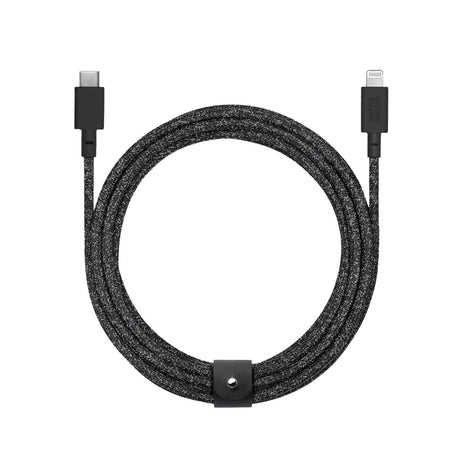 Native Union Belt Kabel USB-C till Lightning med Läderspänne 3 meter - Cosmos