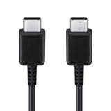 Original Samsung USB-C till USB-C Kabel 25W (EP-DA705BBE) - 3A - 1m - Svart