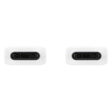 Original Samsung USB-C till USB-C Kabel 25W (EP-DA705BWE) - 3A - 1m - Vit