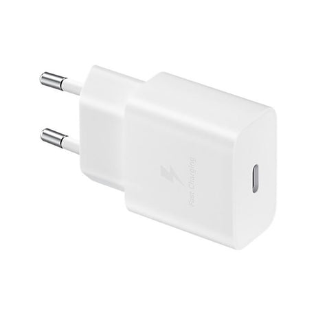 Original Samsung Power Fast Charger 15W Väggladdare med USB-C till USB-C kabel - Vit