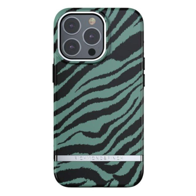 iPhone 13 Pro Richmond & Finch Freedom Skal - Emerald Zebra